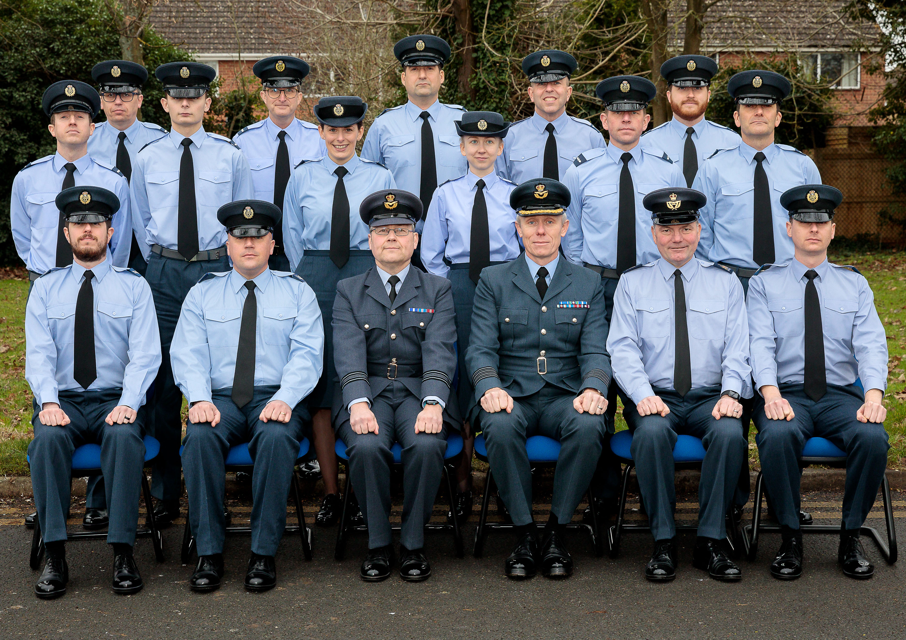 Number 4624 Movements Squadron RAuxAF Trainees Graduate